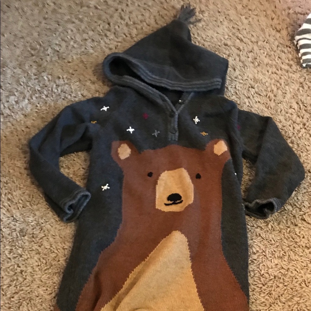 Hanna Andersson sweater knit romper size 90cm